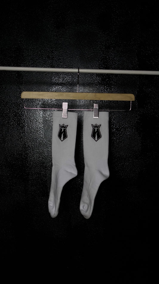 “laache” white socks (1 pair)