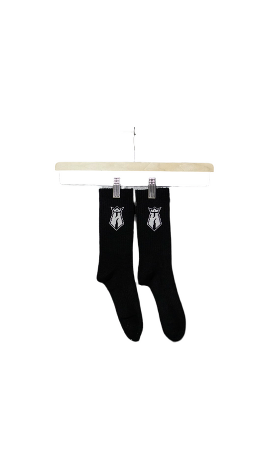 “laache” black socks (1 pair)