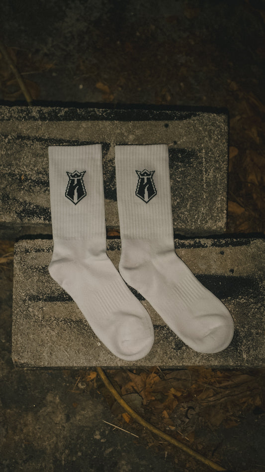 “laache” white socks (1 pair)